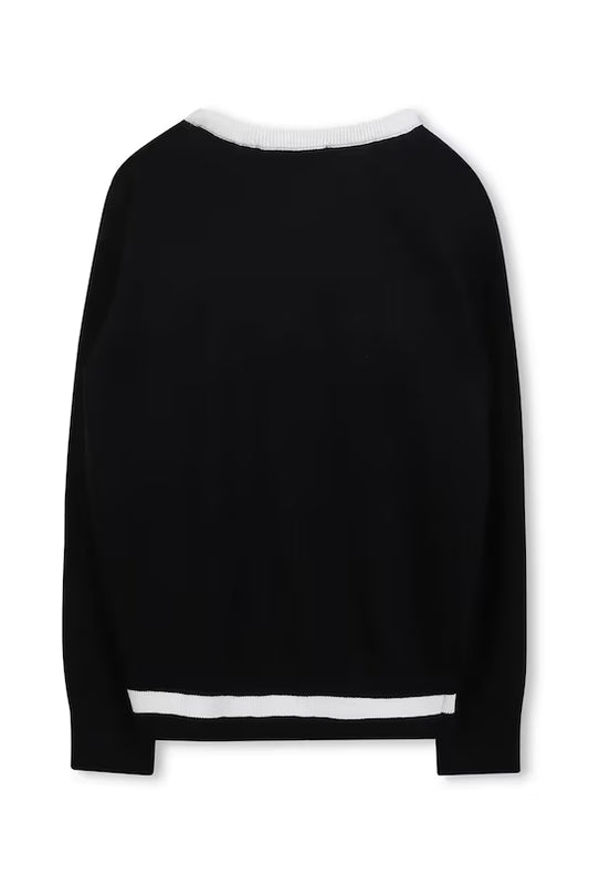 KARL LAGERFELD GIRLS KNITTED PULLOVER
