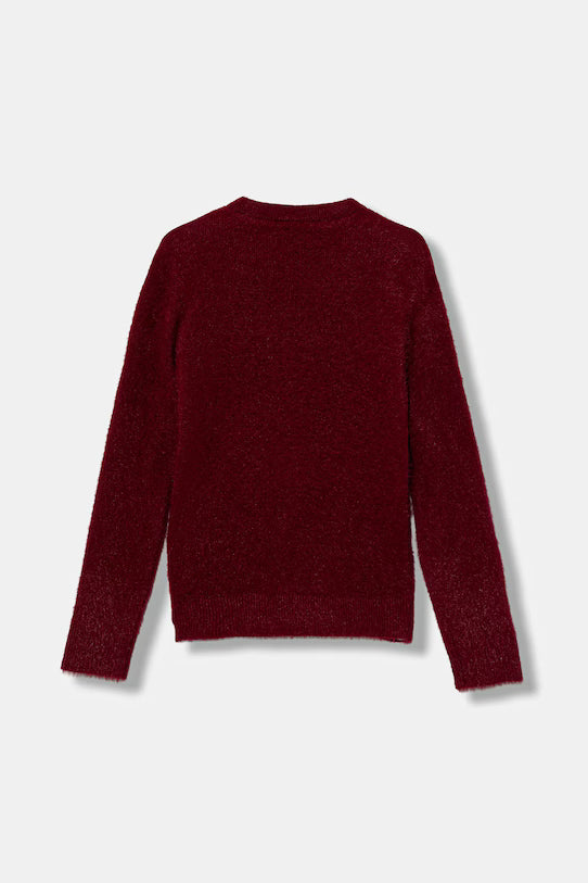 GUESS KIDS LS KNITTED LOGO PULLOVER