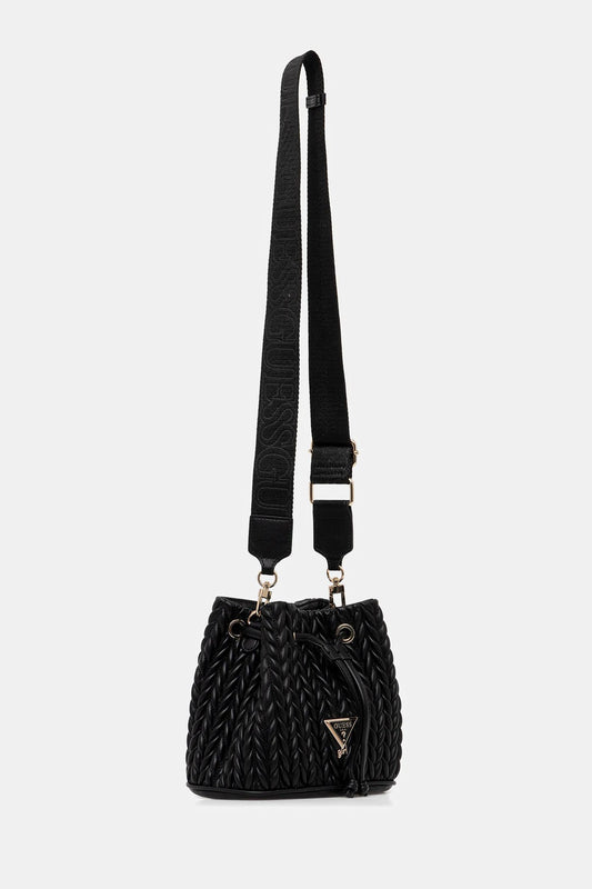 GUESS QUILTED MINI BUCKET BAG