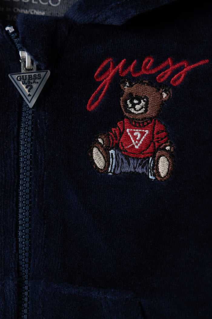 GUESS KIDS HOODED ACTIVE TOP & PANTS SET