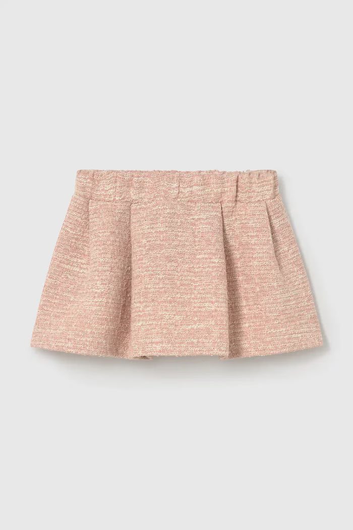 MAYORAL KIDS TWEED KNIT SKIRT 3 PIECES SET