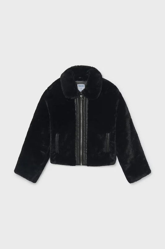 MAYORAL GIRLS FUR COAT