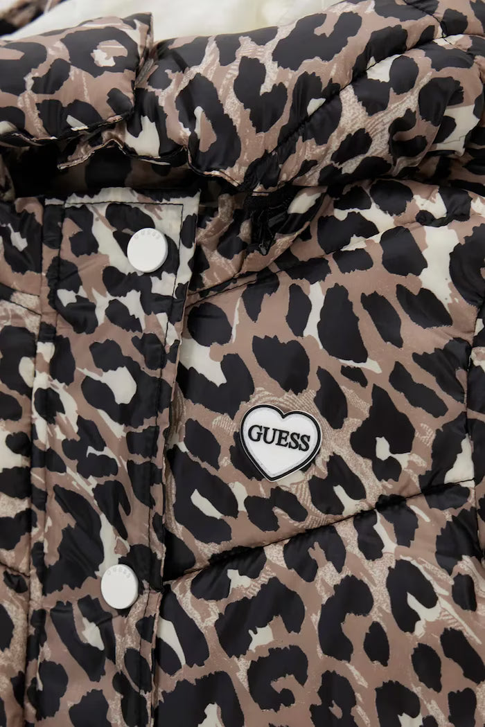 GUESS KIDS HOODED PADDED PUF JACKET