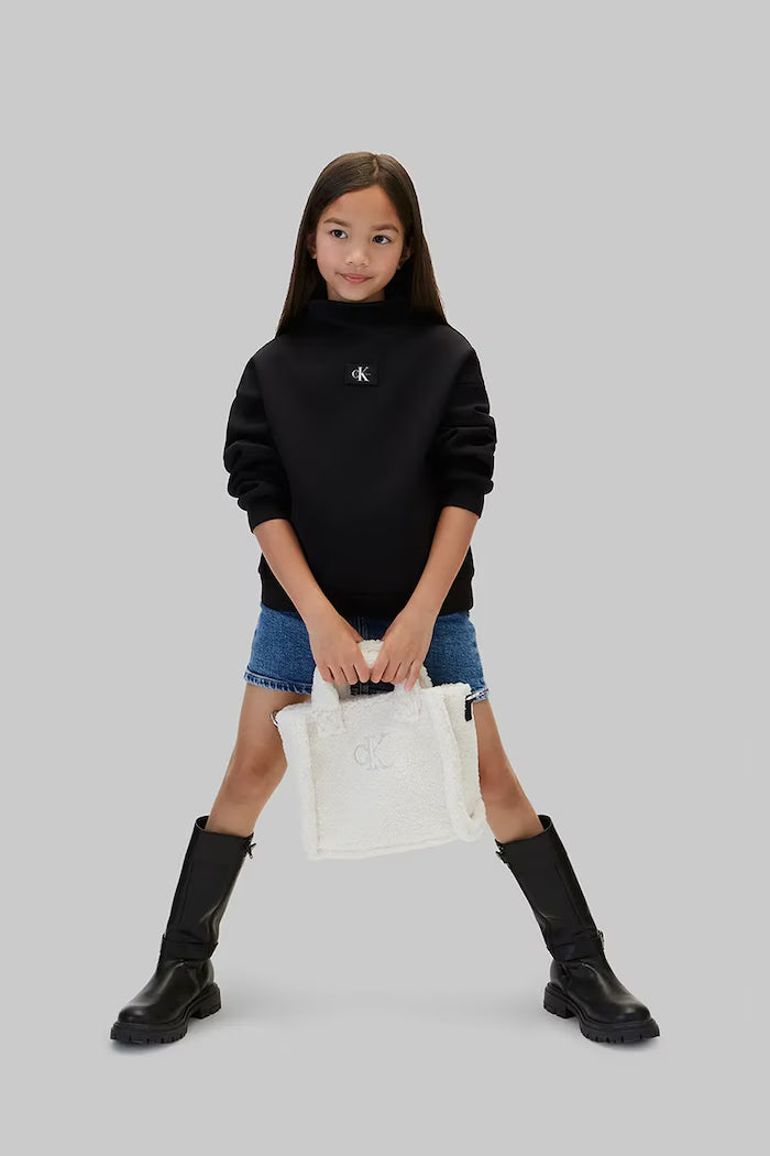 CALVIN KLEIN KIDS FUR CROSSBODY BAG