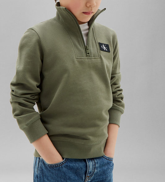 CALVIN KLEIN KIDS QUARTER ZIP SWEATSHIRT