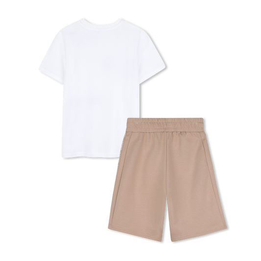 DKNY KIDS T SHIRT & SHORT SET
