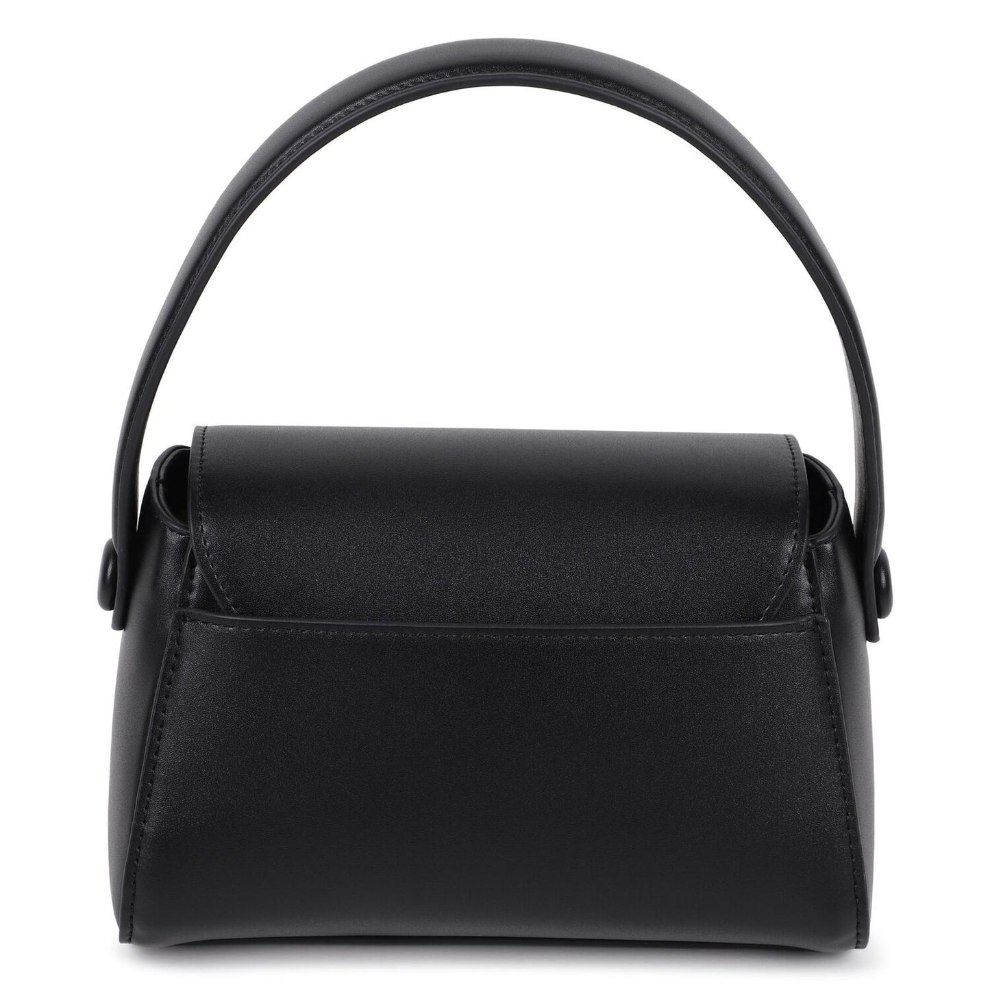 DKNY KIDS GIRLS BLACK FAUX LEATHER HANDBAG