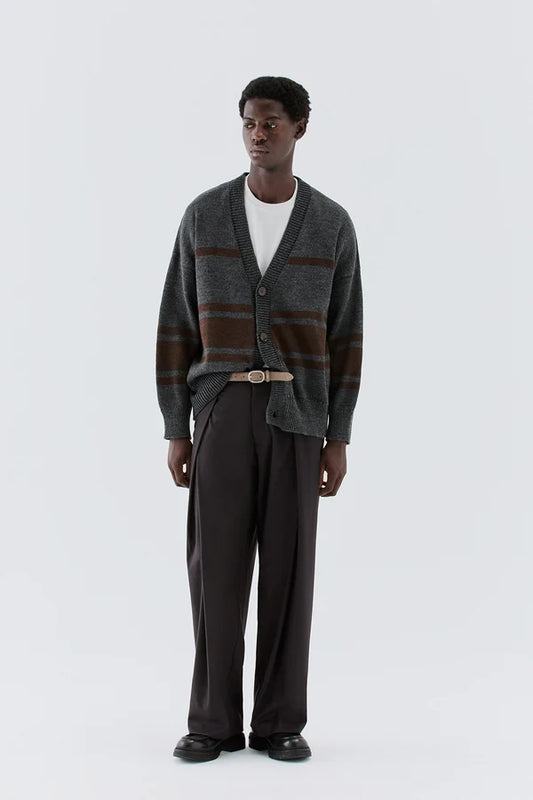 IM BRIAN PLEATED WIDE LEG SMART TROUSER