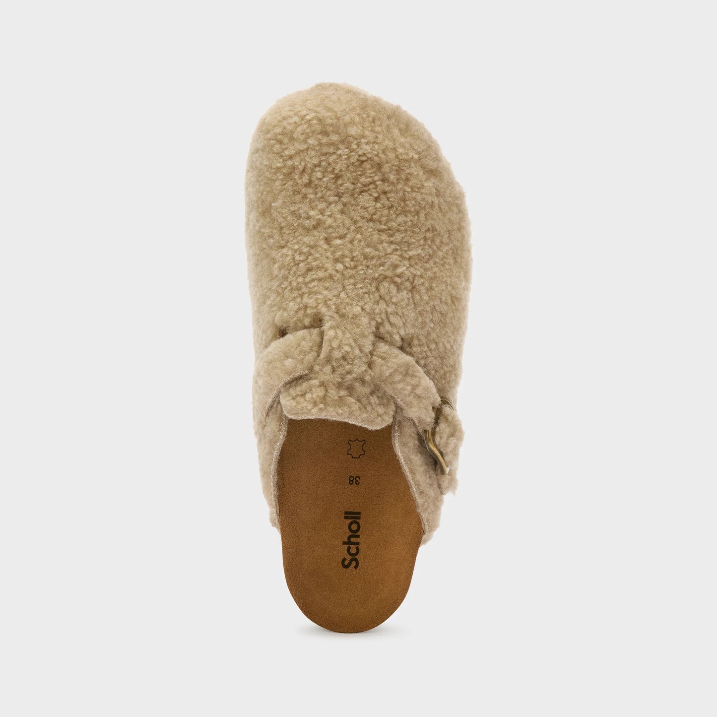 SCHOLL CLOGS FAE FUR