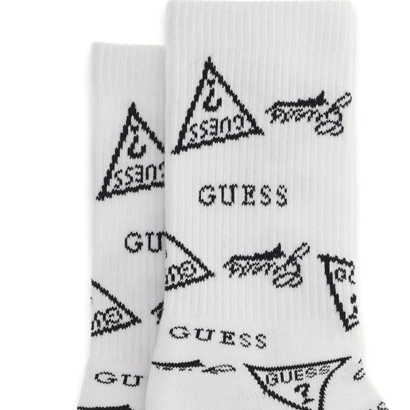 GUESS KIDS ALLOVER LOGO HIGH SOCKS