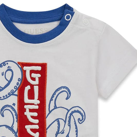 GUESS KIDS SET T SHIRT & CARGO SHORTS