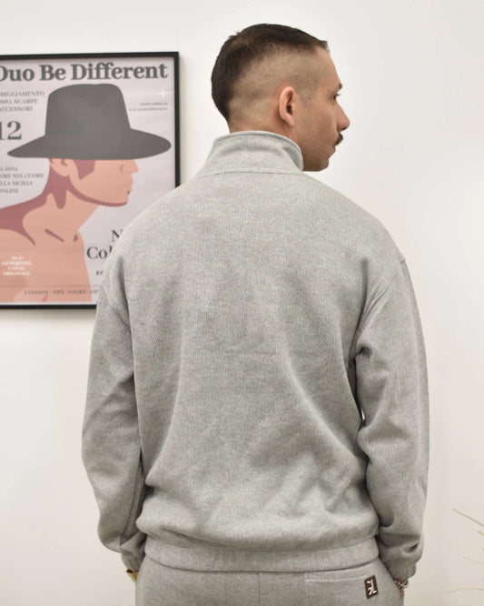 GIANNI LUPO BASIC ZIP-UP SWEATSHIRT