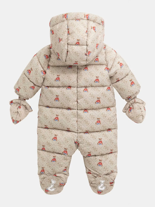 GUESS KIDS HOODED PADDED LS OVERALL