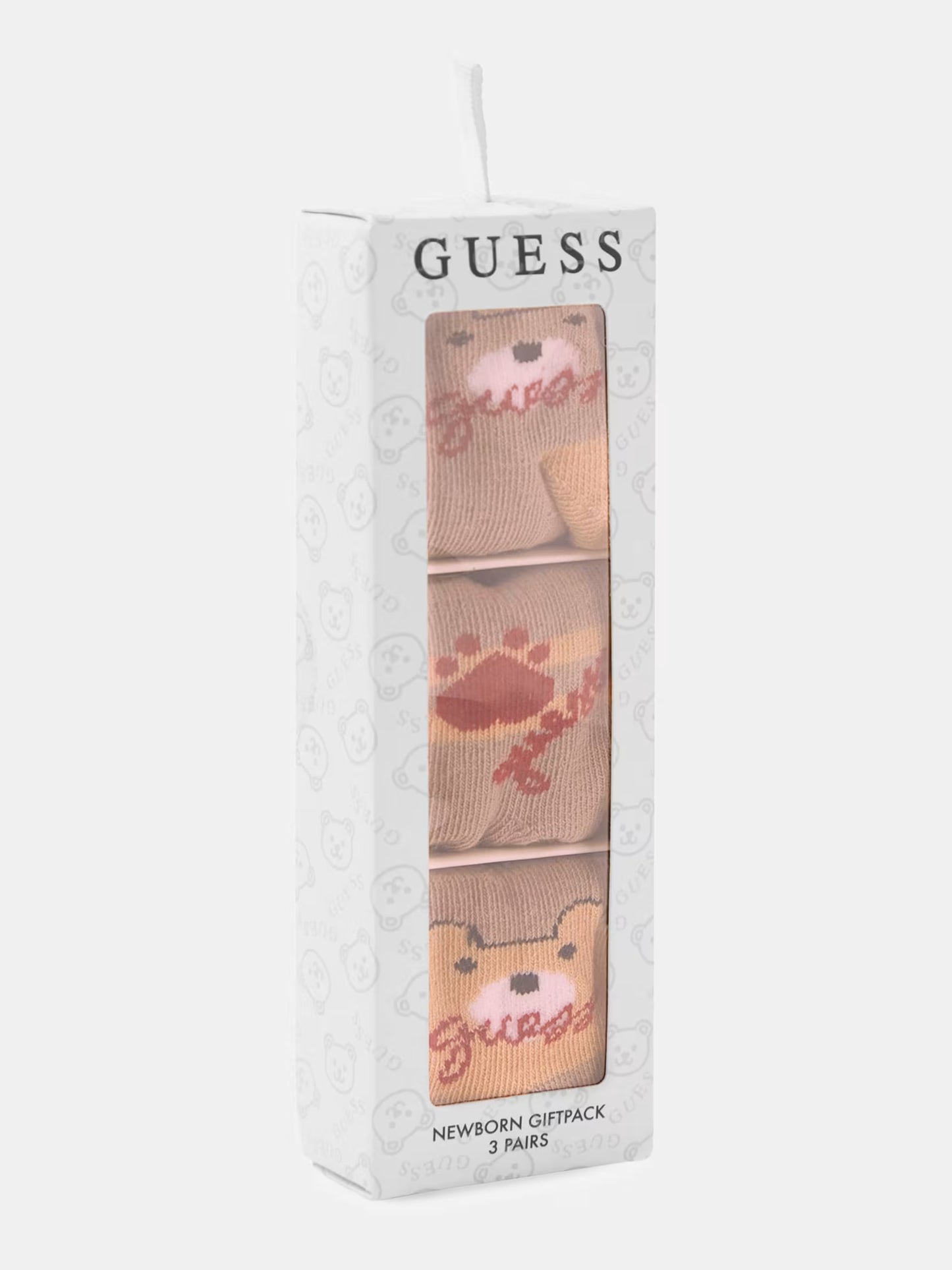 GUESS KIDS TEDDY BEAR 3 PIECES SOCKS SET