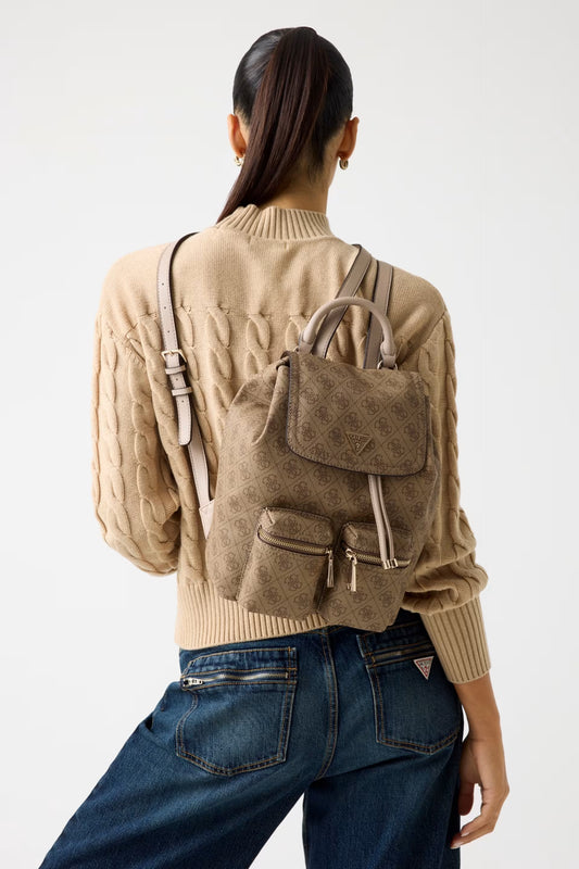 GUESS MANHATTAN II FLAP BACKPACK
