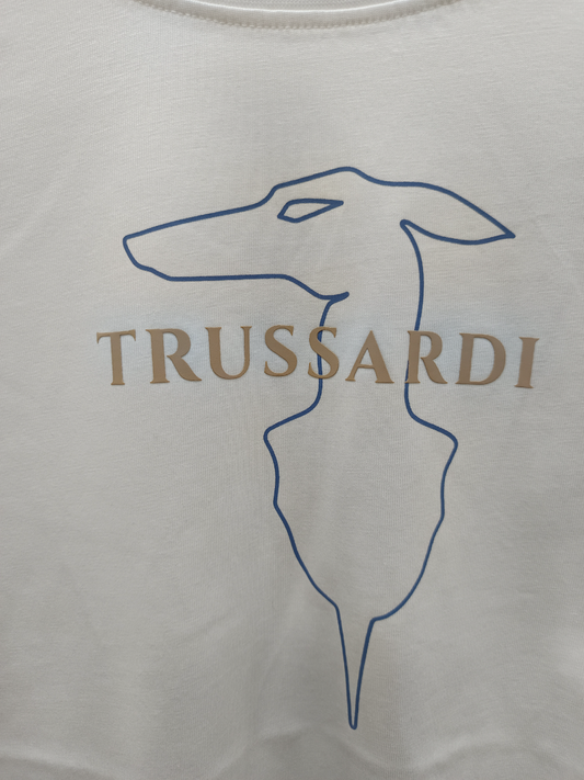 TRUSSARDI KIDS KIEMU EMBROIDERY T SHIRT