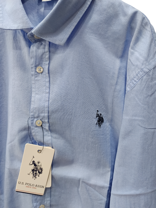 U.S POLO KIDS LS OXFORD SHIRT