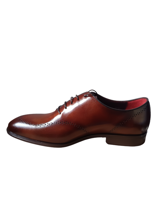 CONHPOL LEATHER OXFORD SHOES