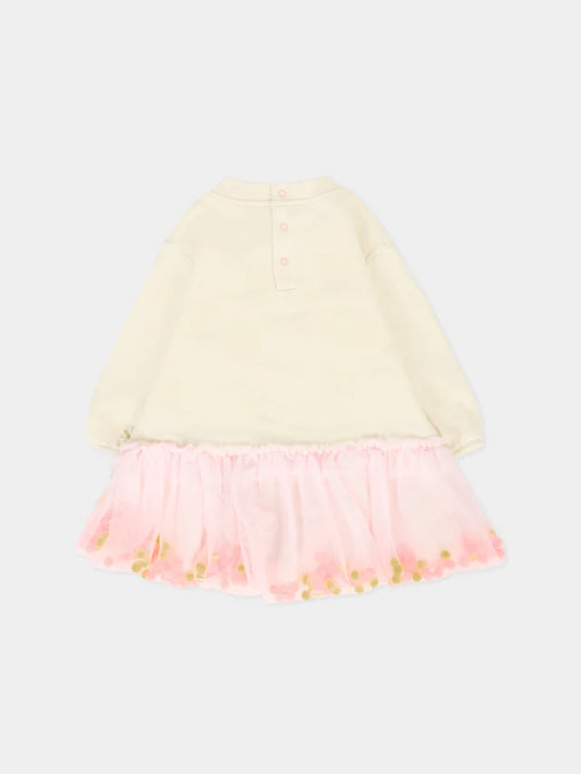 BILIIEBLUSH GIRLS SHEEPSKIN DRESS