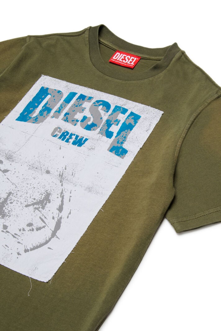 DIESEL KIDS TBERS OVERSIZED T SHIRT