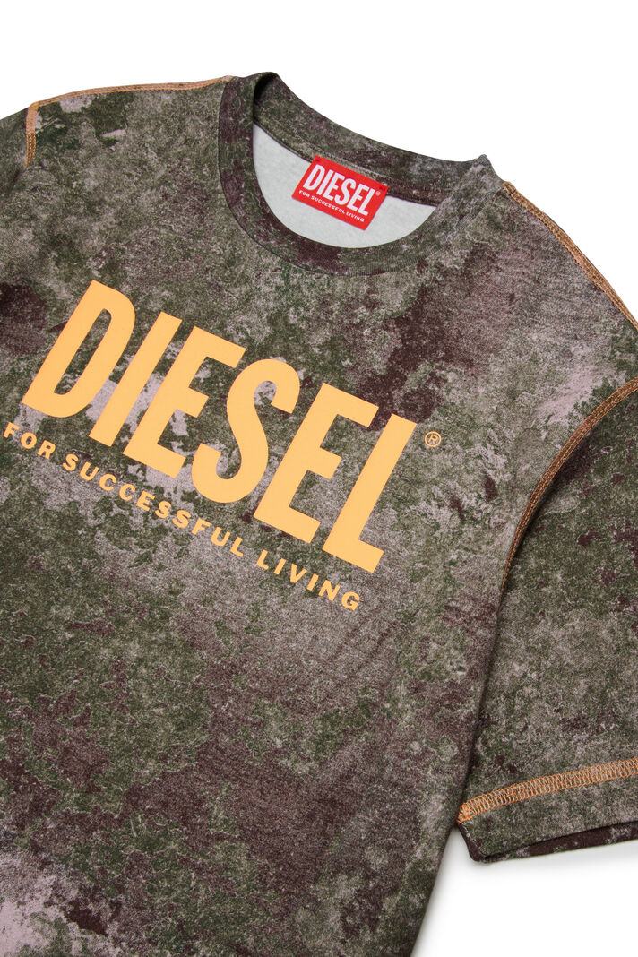 DIESEL KIDS TTRIM OVERSIZED T SHIRT