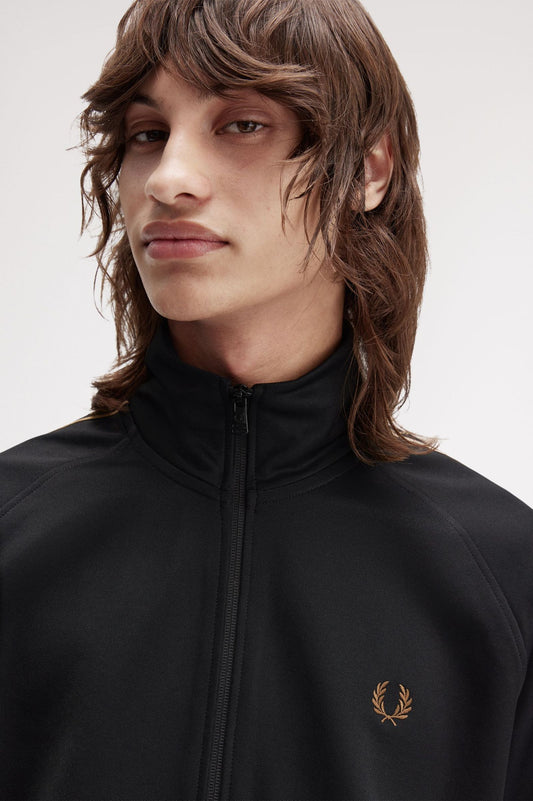 FRED PERRY CONTRAST TAPE TRACK JACKET