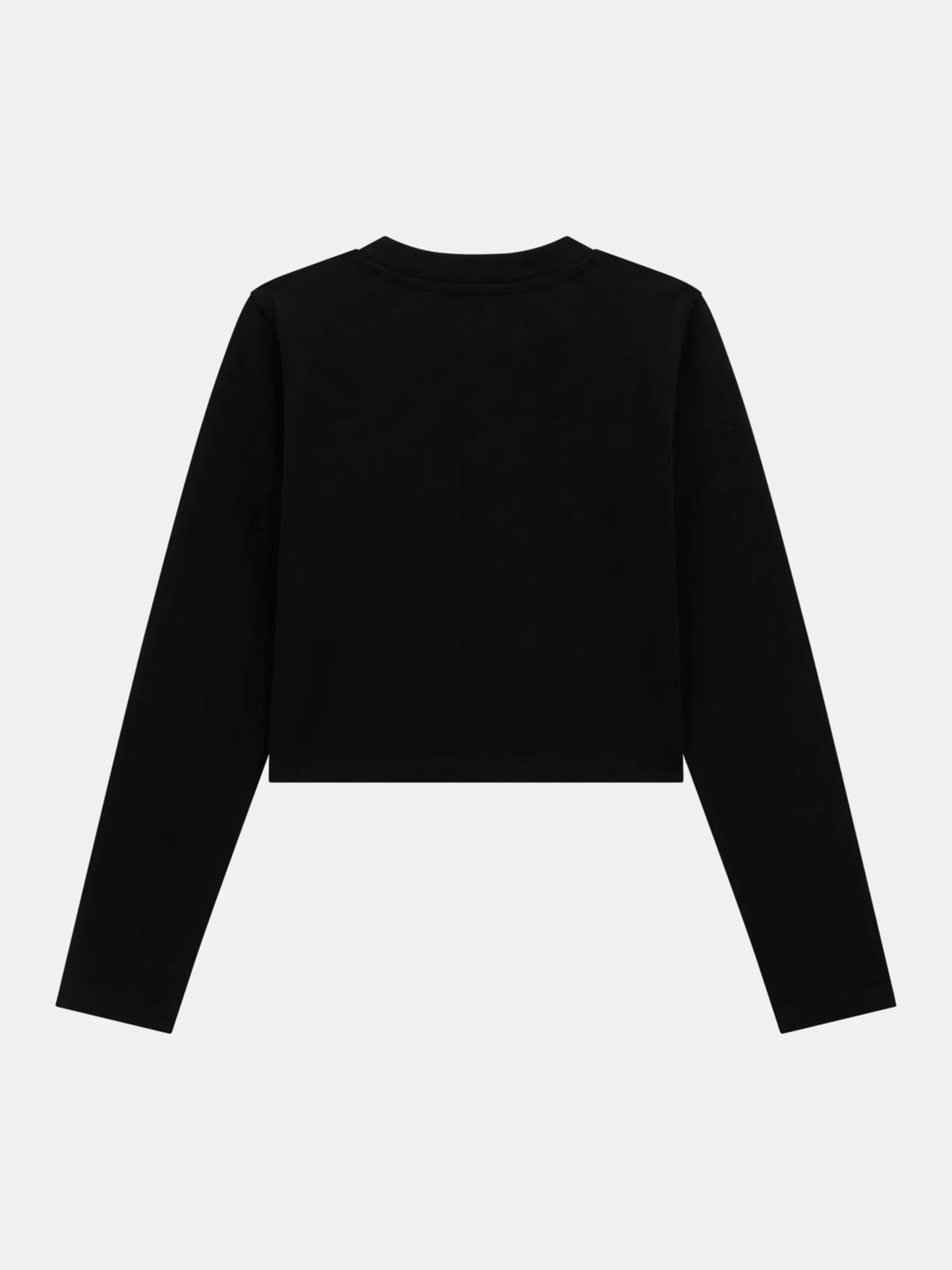 GUESS JEANS GIRLS CROPPED LS T SHIRT