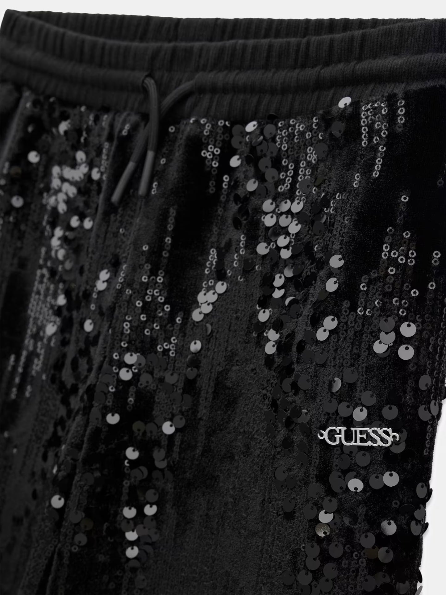 GUESS JEANS SEQUINS MINI ME WIDE LEG PANTS