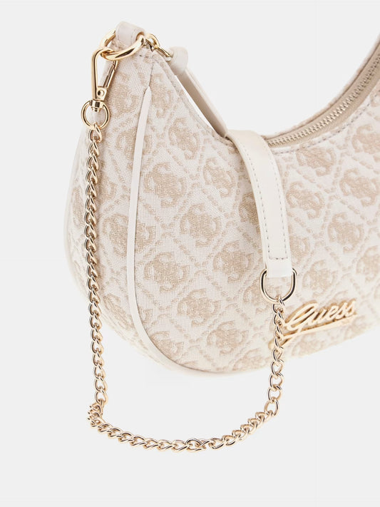 GUESS JEANS JACQUARD HOBO BAG