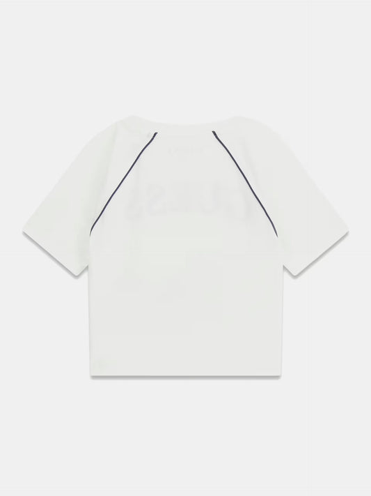 GUESS KIDS CROP RAGLAN T SHIRT