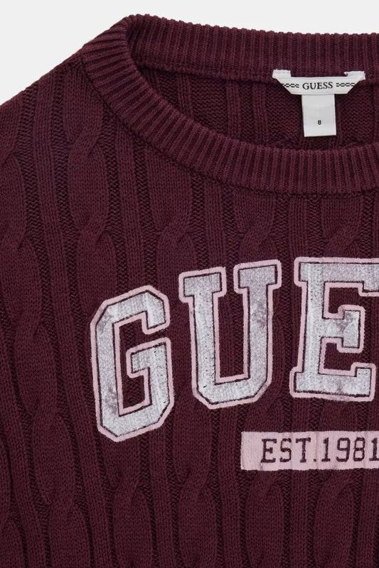 GUESS KIDS GIRLS KNITTED PULLOVER