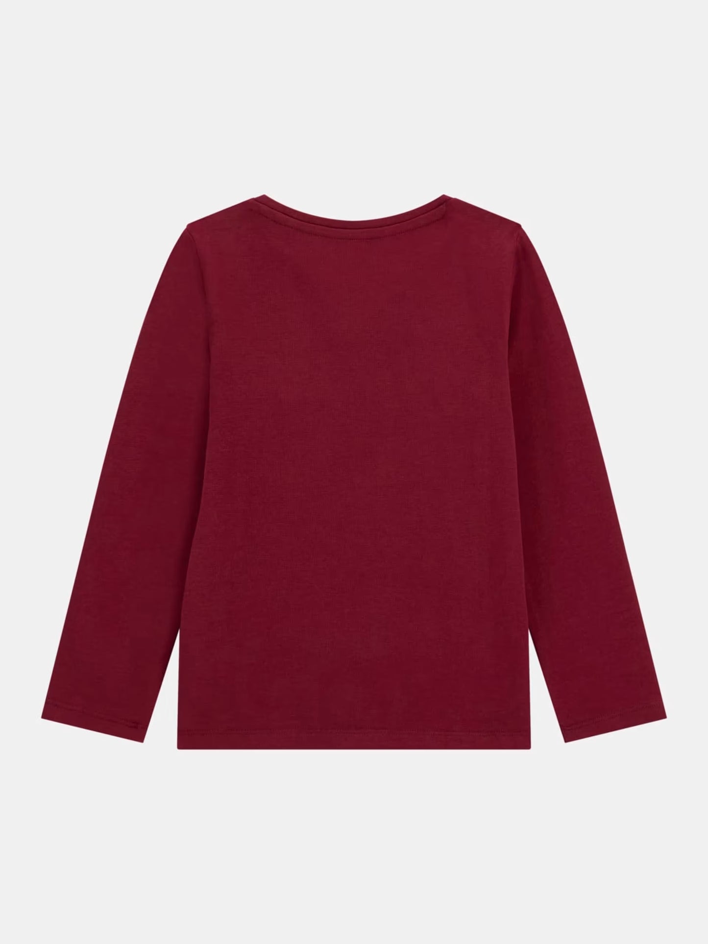 GUESS KIDS LS BEAR EMBROIDERY T SHIRT