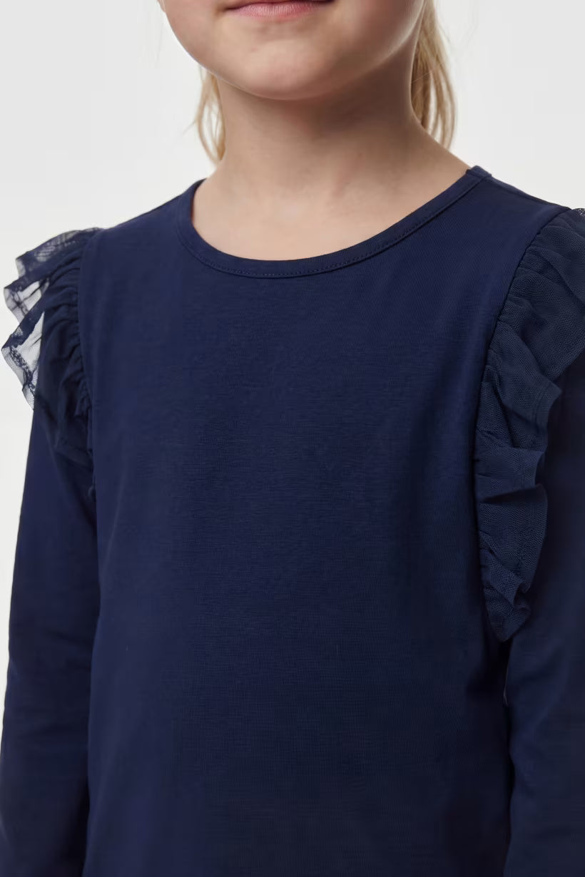 GUESS KIDS BLOUSE WITH RUFFLES