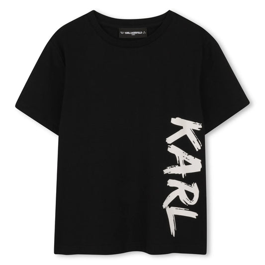 KARL LAGERFELD KIDS GRAPHIC-PRINT T-SHIRT