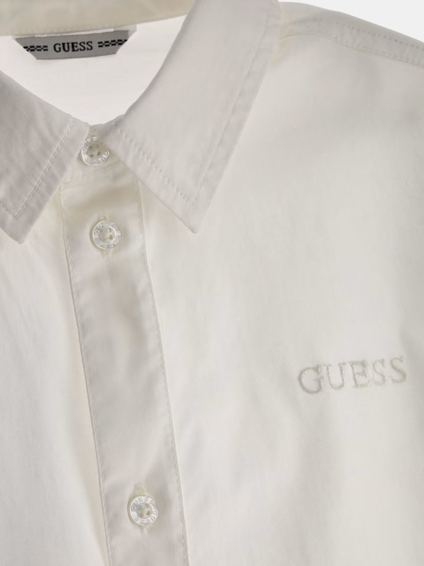 GUESS CORE LOGO POPLIN SHIRT