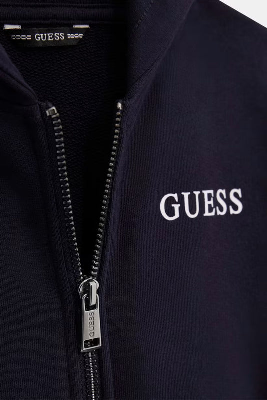 GUESS KIDS ZIP UP HOODED ACTIVE TOP