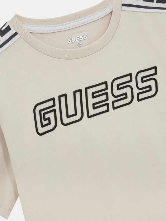 GUESS COTTON SIDE TAPE T SHIRT