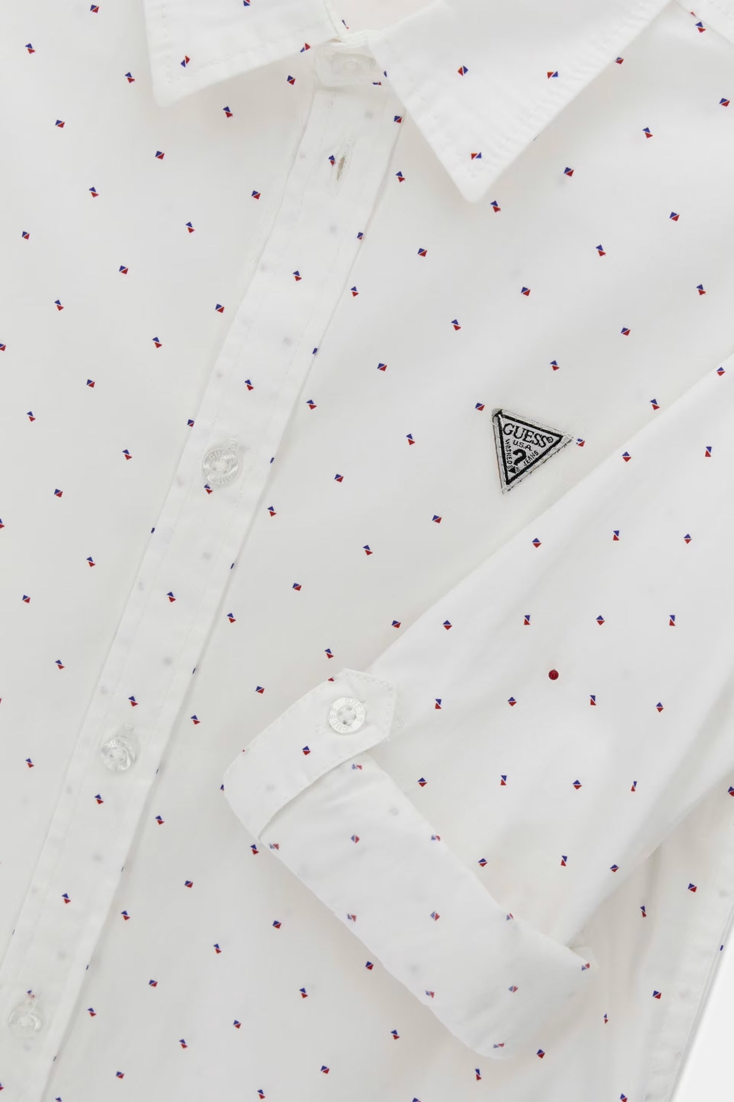 GUESS KIDS PRINTED POPLIN SHIRT