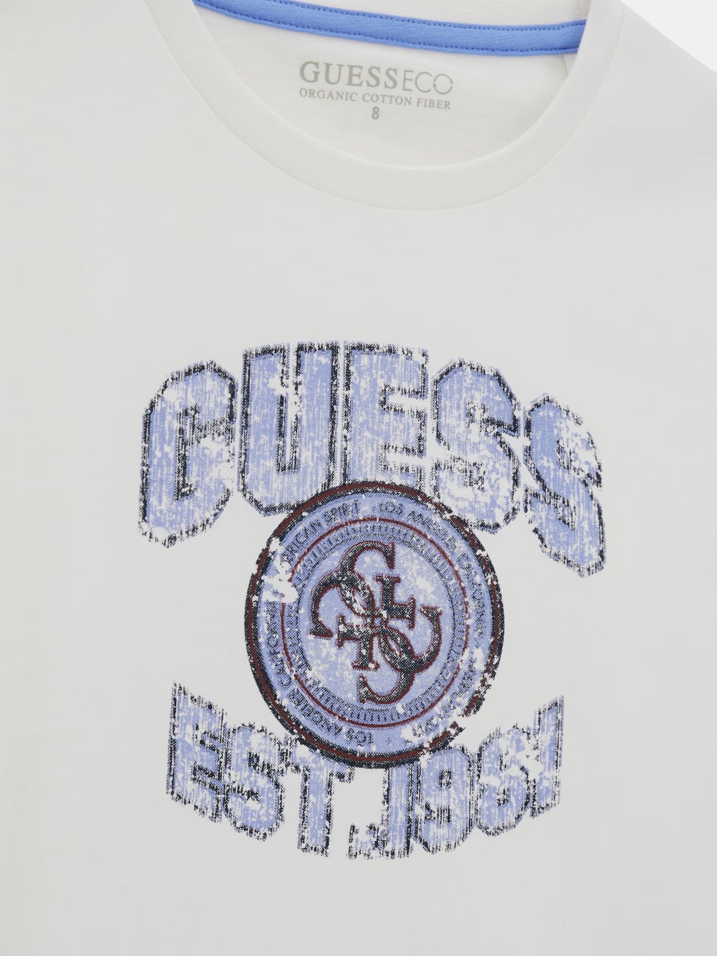 GUESS KIDS PRINTED LOGO T SHIRT
