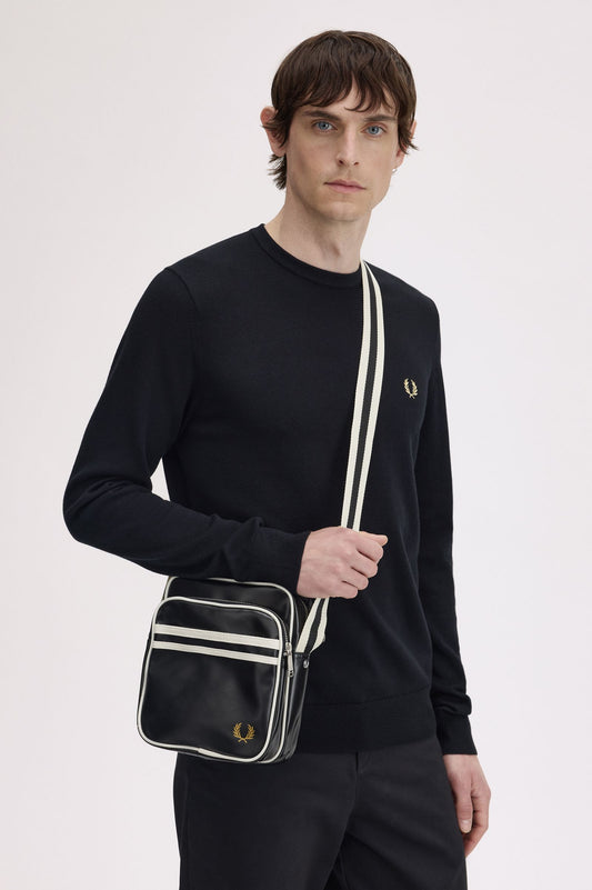 FRED PERRY CLASSIC LEATHER SIDE BAG
