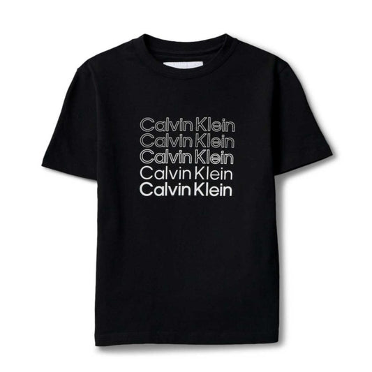 CALVIN KLEIN STACKED LOGO T SHIRT