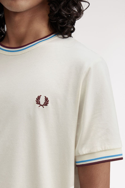 FRED PERRY TWIN TIPPED T SHIRT