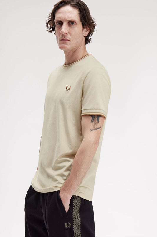 FRED PERRY TWIN TIPPED T SHIRT