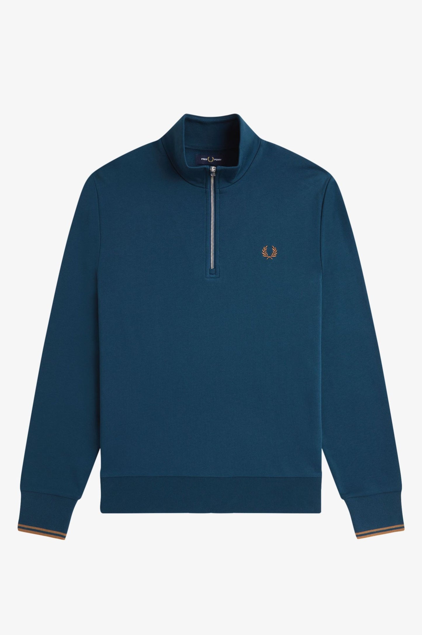 FRED PERRY HALF ZIP SWEATSHIRT