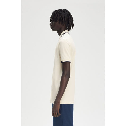 FRED PERRY TWIN TIPPED POLO T SHIRT