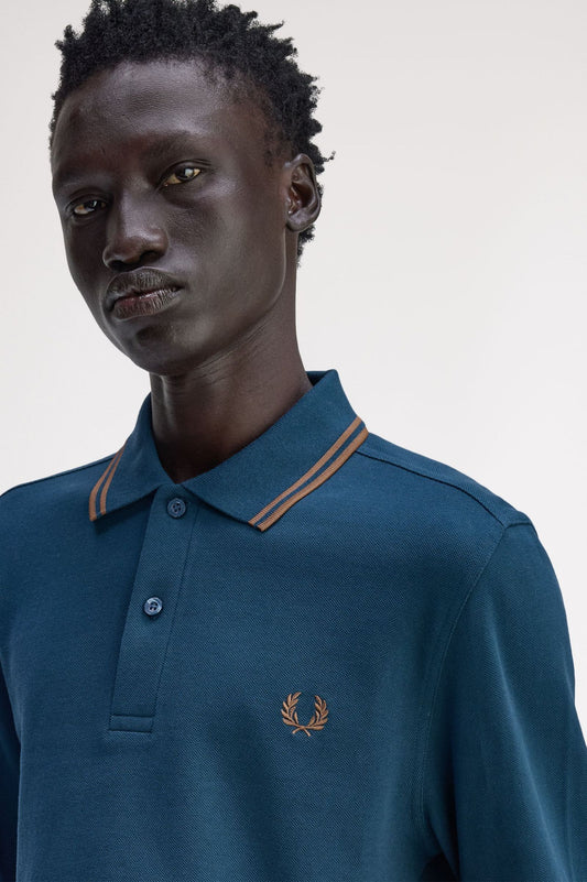 FRED PERRY LS TWIN TIPPED FP SHIRT