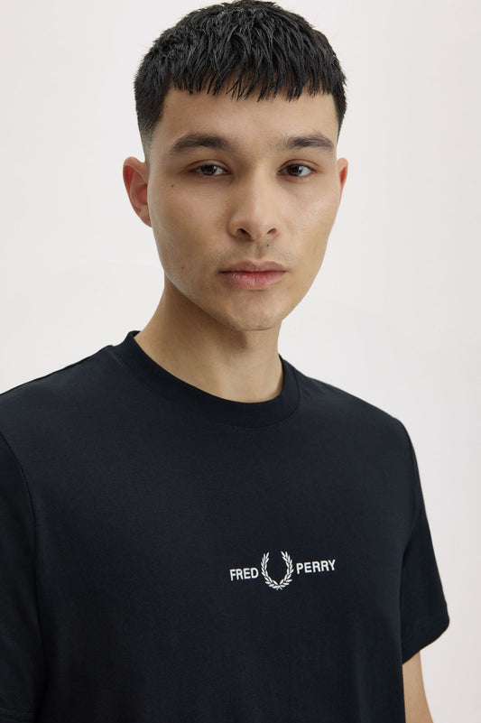 FRED PERRY EMBROIDERED T SHIRT