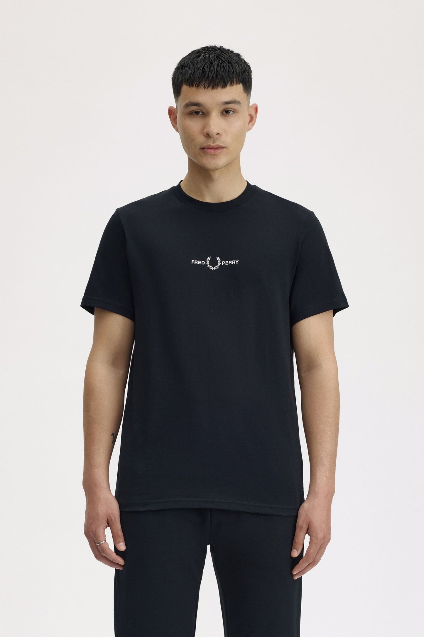 FRED PERRY EMBROIDERED T SHIRT