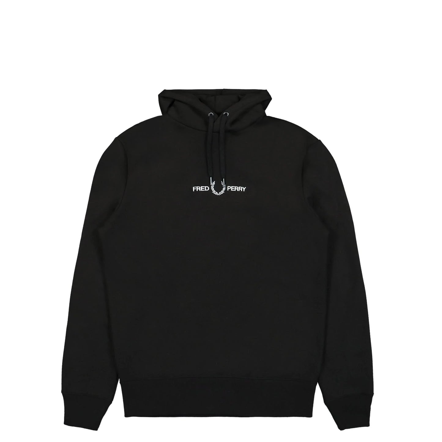FRED PERRY EMBROIDERED HOODED SWEATSHIRT
