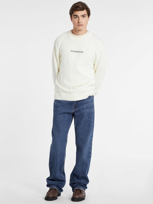 GUESS JEANS KNITTED LOGO PULLOVER